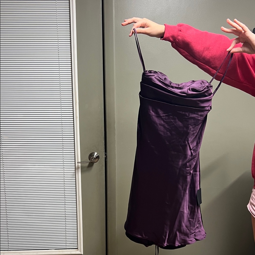 Purple Silk Lulus Dress